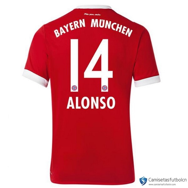 Camiseta Bayern Munich Primera equipo Alonso 2017-18